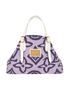 Tahitienne Cabas, &pound;550, Handbags, Purple, Canvas, Front view